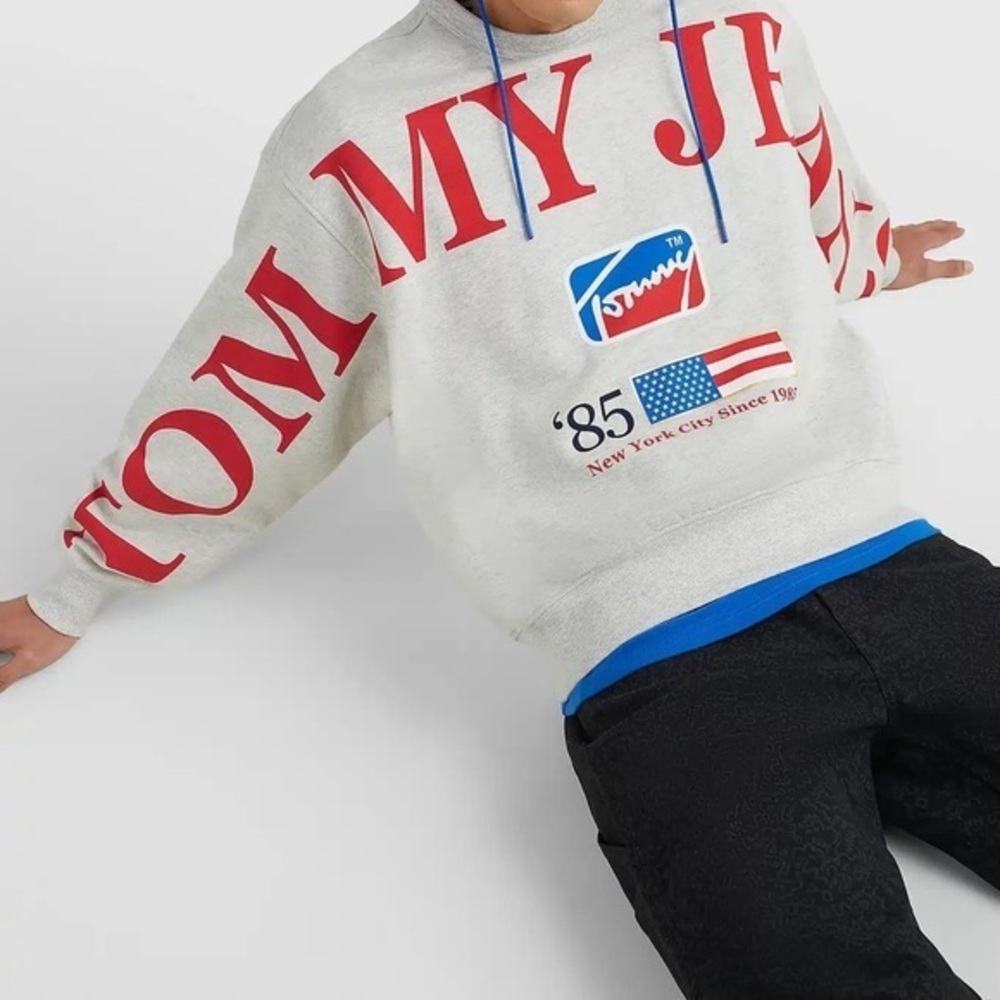 Tommy Hilfiger TJM grey comfort modern sport crew neck